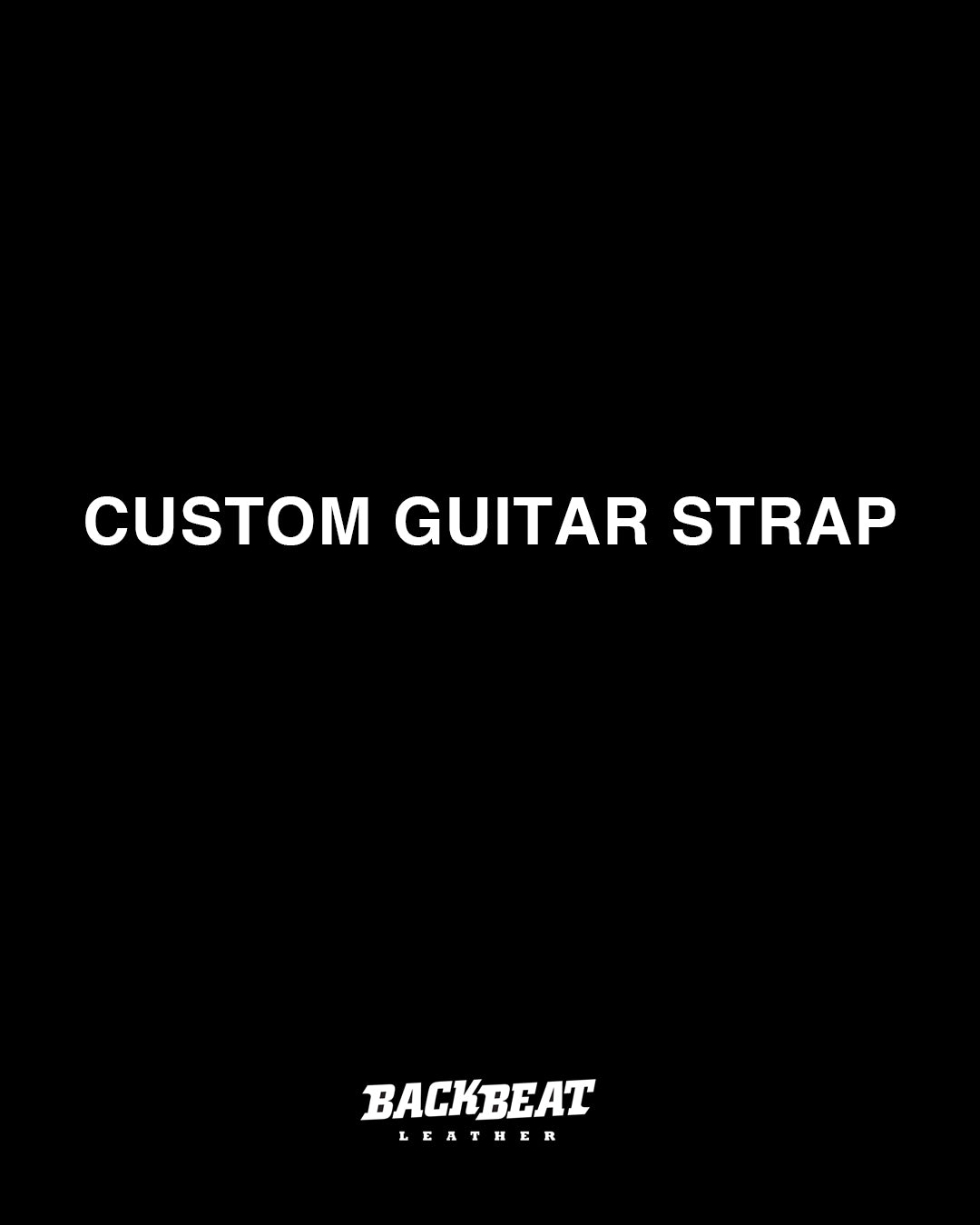Custom Guitar strap - Rob Evans
